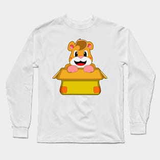 Hamster with Box Long Sleeve T-Shirt